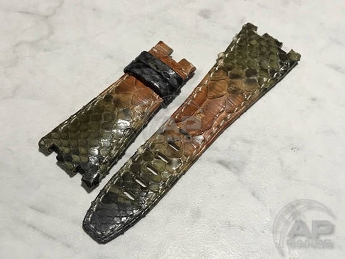 Pitone Tropical Python Leather Strap For Audemars Piguet Royal Oak Offshore 26470