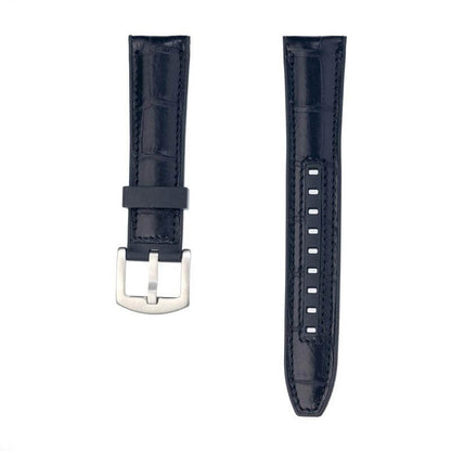 Rubber Black Alligator Watch Band