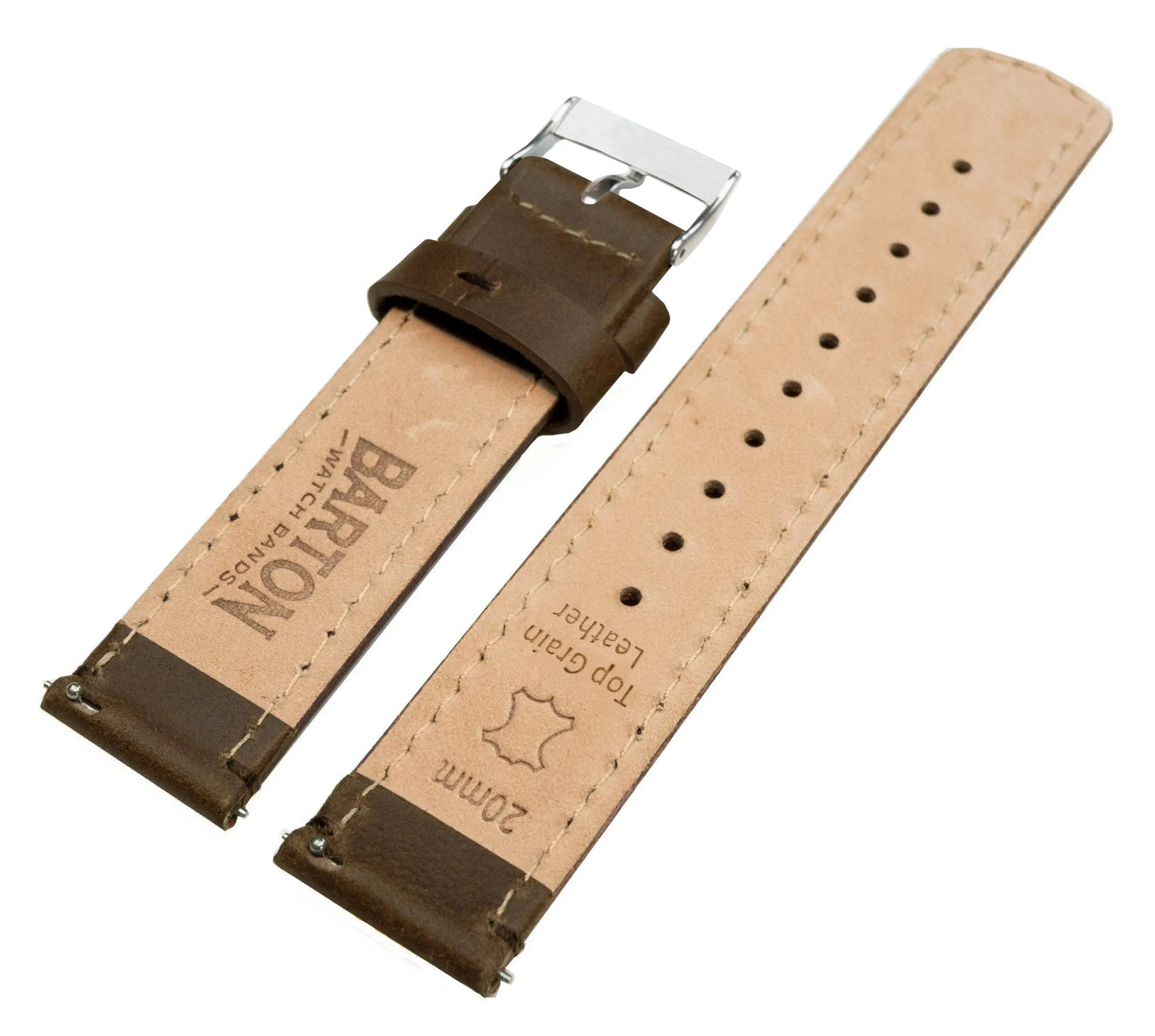 Saddle Leather Saddle Stitching Watch Band