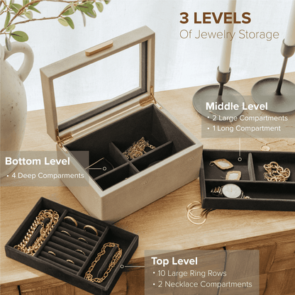 Sasha Small Jewelry Box