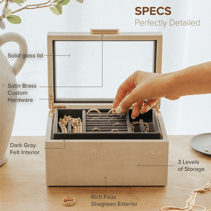 Sasha Small Jewelry Box