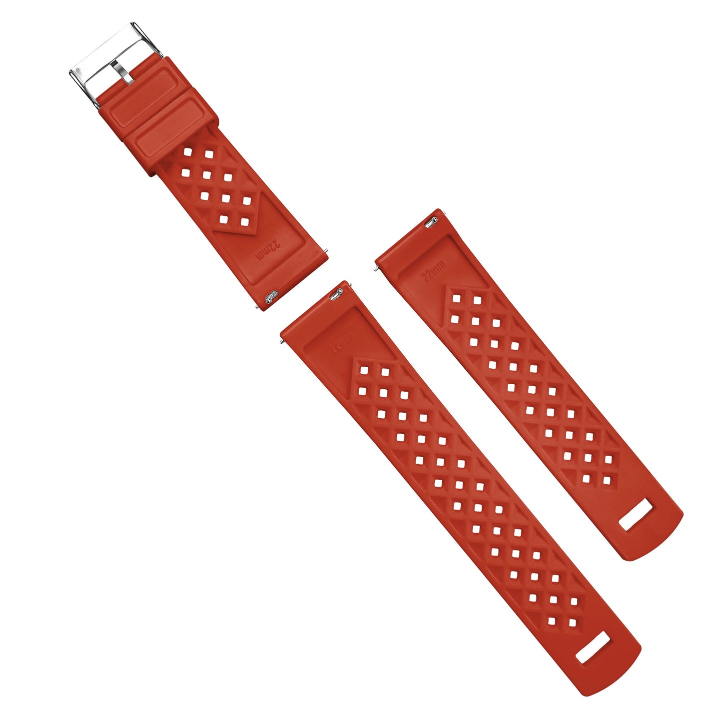 Samsung Galaxy watch7 Tropical Style Crimson Red Watch Band