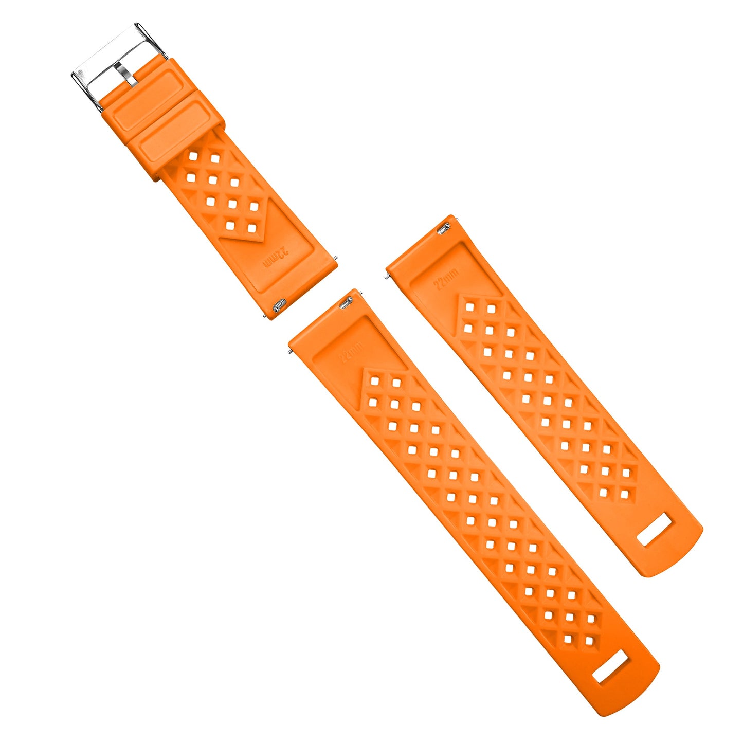 Samsung Galaxy watch7 Tropical Style Orange Watch Band