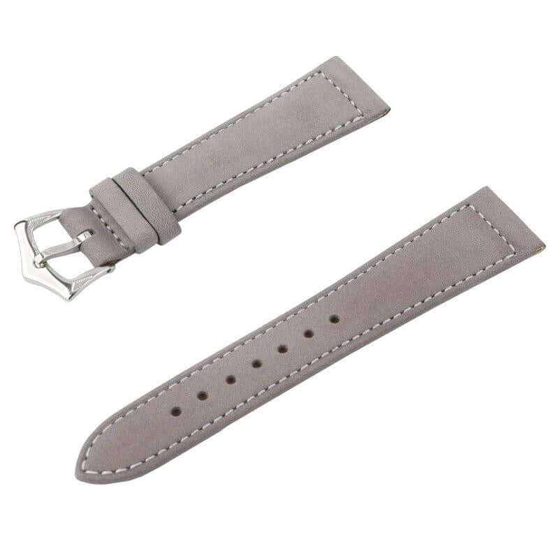 Taupe Nabuck Leather Watch Strap