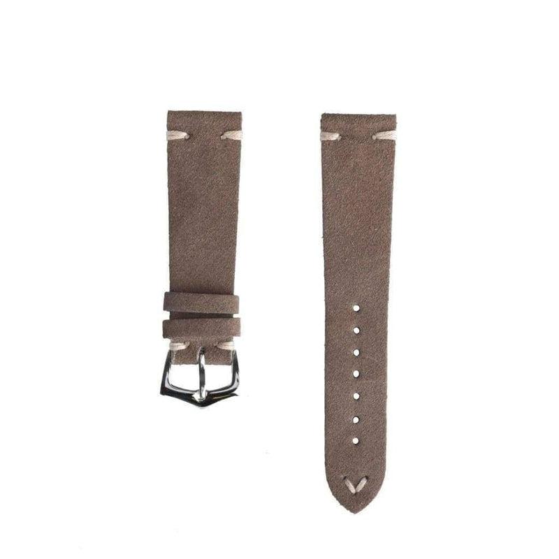 Taupe Vintage Leather Watch Strap