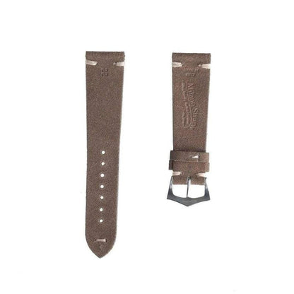 Taupe Vintage Leather Watch Strap