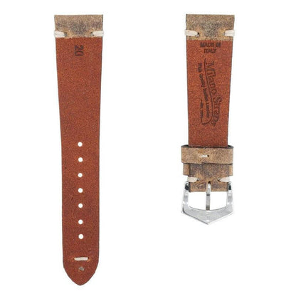 Vintage Brown Leather Watch Strap