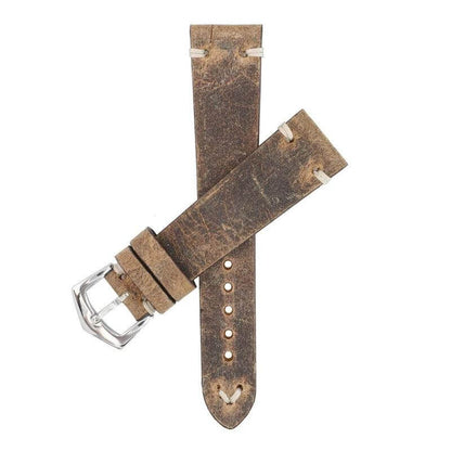 Vintage Brown Leather Watch Strap