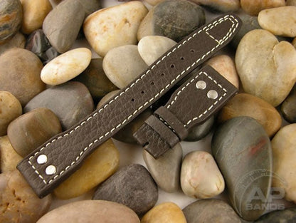 Decantare Brown Strap For IWC Big Pilot Deployant Buckle