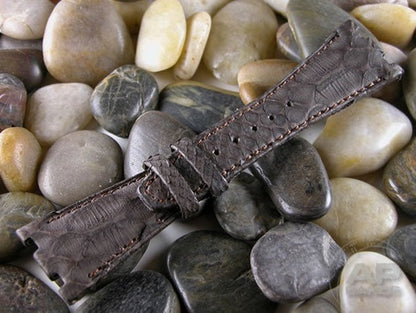 Pitone Dark Brown Python Leather Strap For Audemars Piguet Royal Oak Offshore