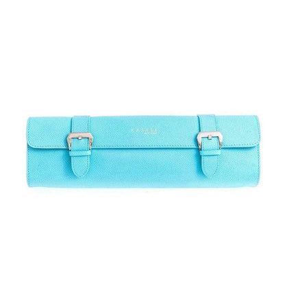 Watch Travel Case Rectangular Epsom Leather Light Blue