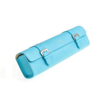 Watch Travel Case Rectangular Epsom Leather Light Blue