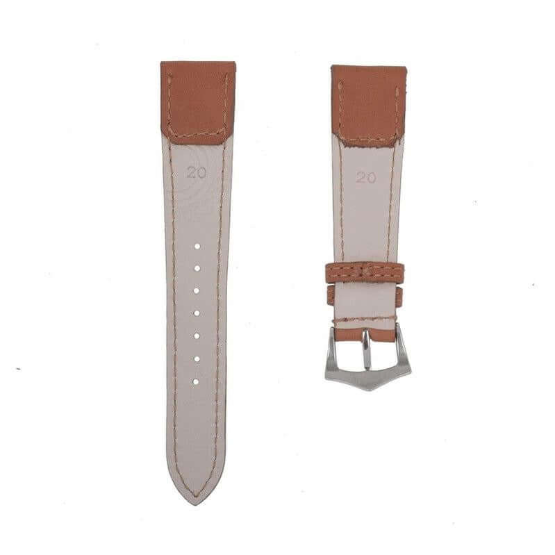 Cognac  Barenia Leather Watch Strap