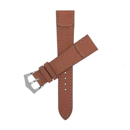 Cognac  Barenia Leather Watch Strap