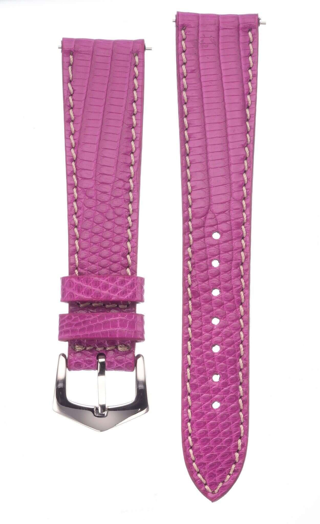 Fuchsia Lizard Watch Strap