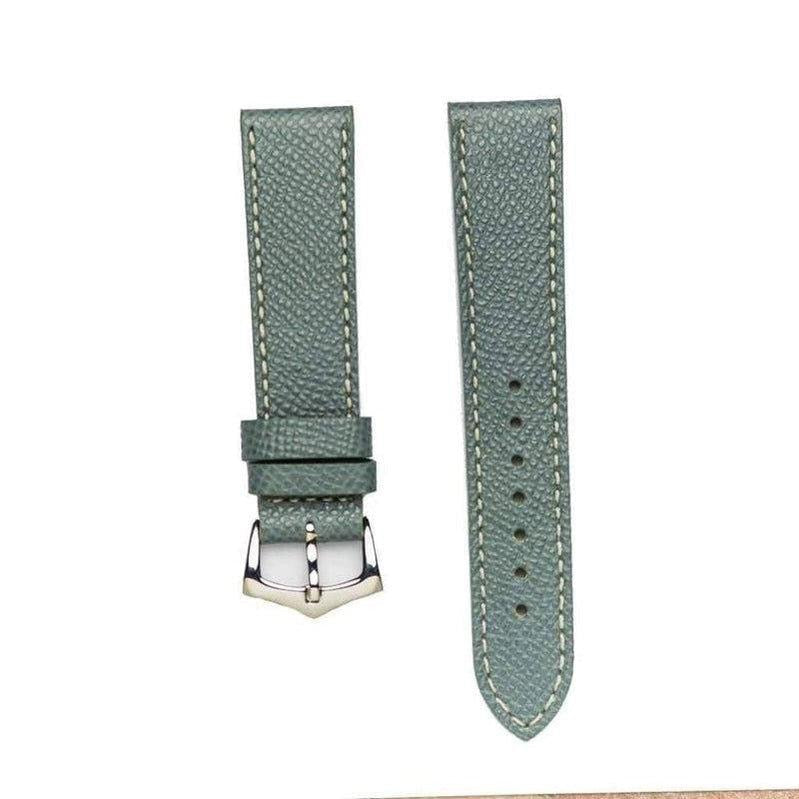 Grey Epsom Leather Watch Strap