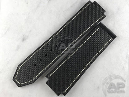 AP Bands 100% Genuine Carbon Fiber Strap For Hublot Big Bang 44mm