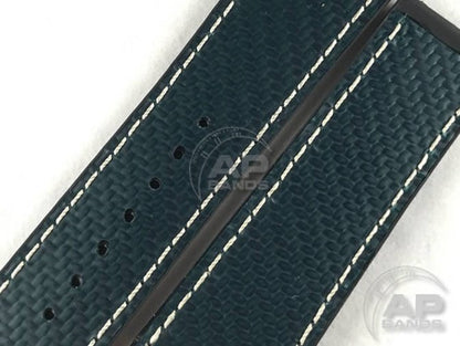 AP Bands 100% Genuine Green Carbon Fiber Strap For Hublot Big Bang 44mm