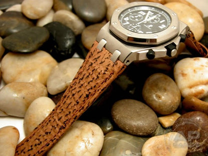 Lungomare Golden Brown Shark Strap For Audemars Piguet Royal Oak Offshore