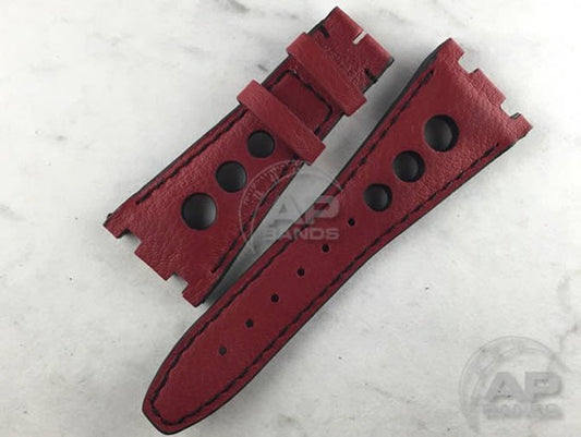 Prototipo Monaco Red Racing Strap For Audemars Piguet Royal Oak Offshore