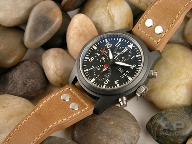 Decantare Naturale Limited Edition Strap For IWC Big Pilot Deployant Buckle