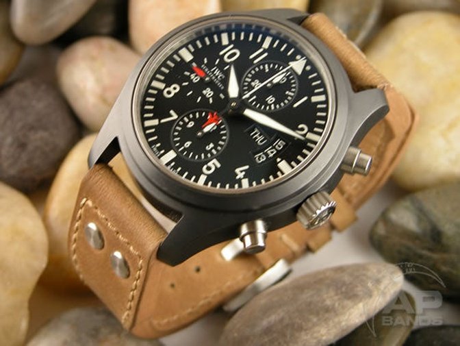 Decantare Naturale Limited Edition Strap For IWC Big Pilot Tang Buckle