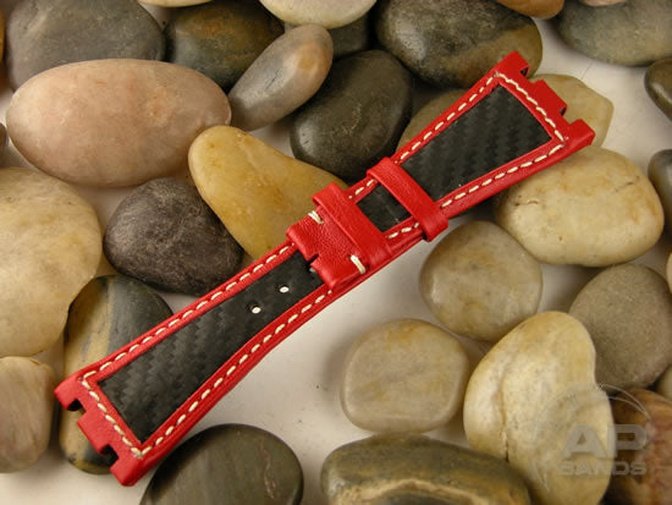 Prototipo Extreme Red Carbon Strap For Audemars Piguet Royal Oak Offshore