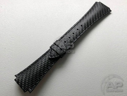 AP Bands 100% Genuine Carbon Fiber Strap For Audemars Piguet Royal Oak Offshore 42mm End Of Days 25770ST