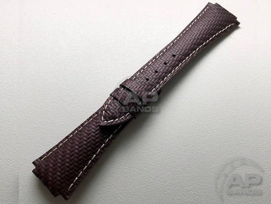 AP Bands 100% Genuine Red Carbon Fiber Strap For Audemars Piguet Royal Oak Offshore 42mm End Of Days 25770