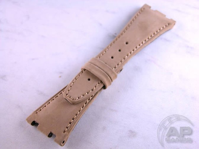 Scamosciato Natural Strap For Audemars Piguet Royal Oak Offshore