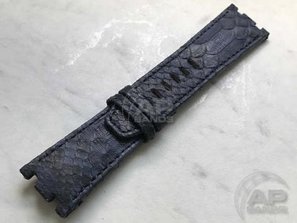 Pitone Blue Python Leather Strap For Audemars Piguet Royal Oak Offshore Diver OEM