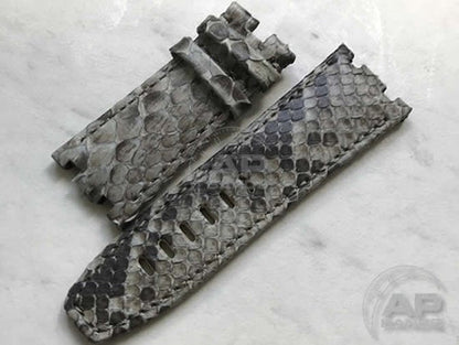 Pitone Grey Python Leather Strap For Audemars Piguet Royal Oak Offshore Diver OEM