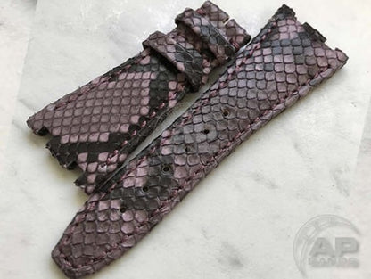 Pitone Grape Python Leather Strap For Audemars Piguet Royal Oak Offshore