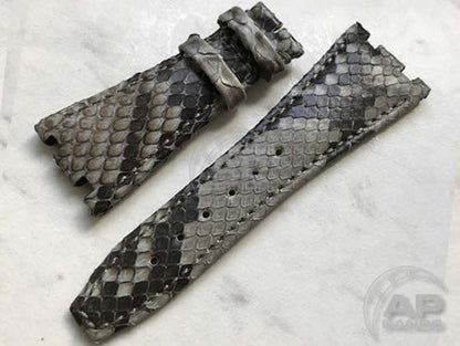 Pitone Grey Python Leather Strap For Audemars Piguet Royal Oak Offshore