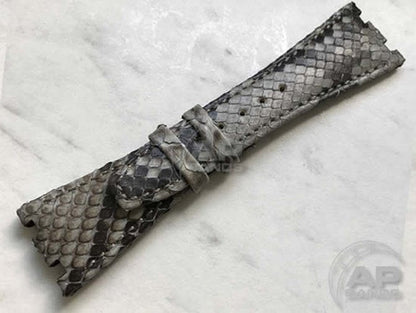 Pitone Grey Python Leather Strap For Audemars Piguet Royal Oak Offshore