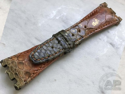 Pitone Tropical Python Leather Strap For Audemars Piguet Royal Oak Offshore