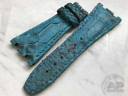 Pitone Turquoise Python Leather Strap For Audemars Piguet Royal Oak Offshore