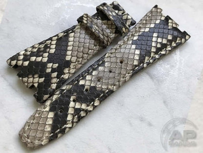 Pitone White Python Leather Strap For Audemars Piguet Royal Oak Offshore