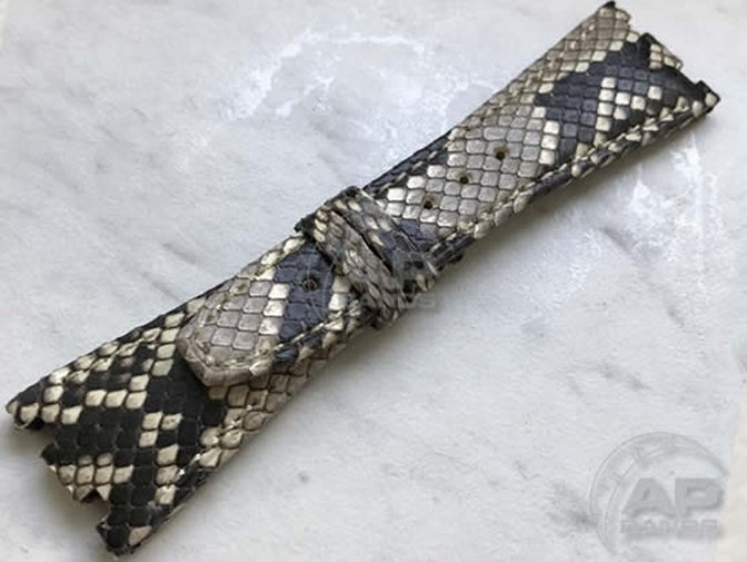 Pitone White Python Leather Strap For Audemars Piguet Royal Oak Offshore