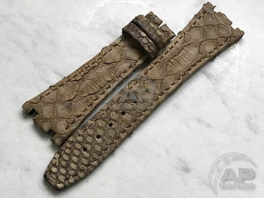 Pitone Gold Python Leather Strap For Audemars Piguet Royal Oak 15300 15400