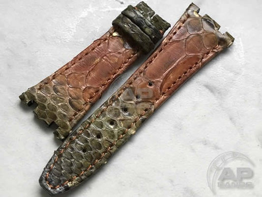 Pitone Tropical Python Leather Strap For Audemars Piguet Royal Oak 15300 15400