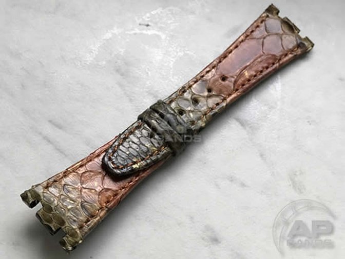 Pitone Tropical Python Leather Strap For Audemars Piguet Royal Oak 15300 15400