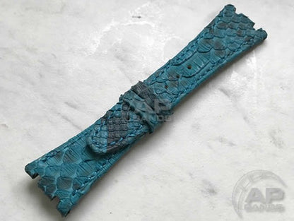 Pitone Turquoise Python Leather Strap For Audemars Piguet Royal Oak 15300 15400