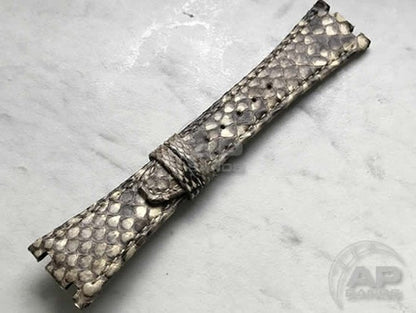 Pitone White Python Leather Strap For Audemars Piguet Royal Oak 15300 15400