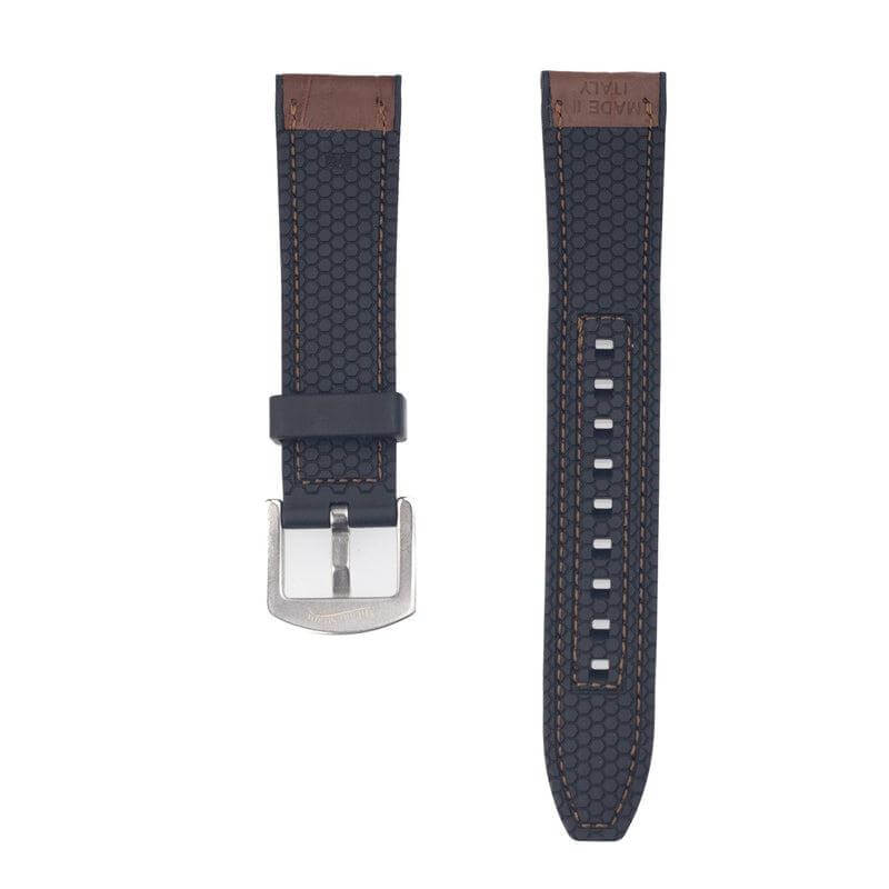 Rubber Brown Alligator Watch Band