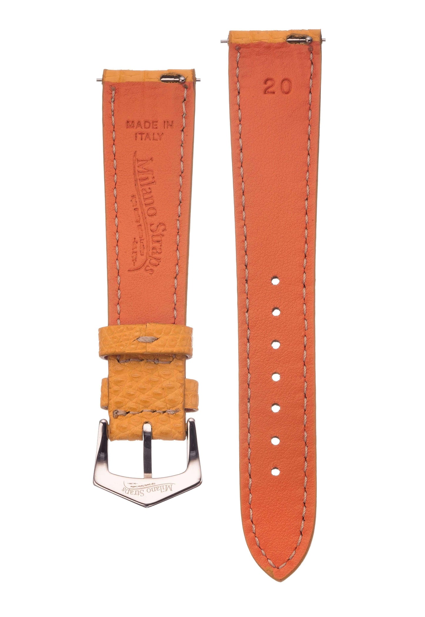 Yellow Lizard Watch Strap