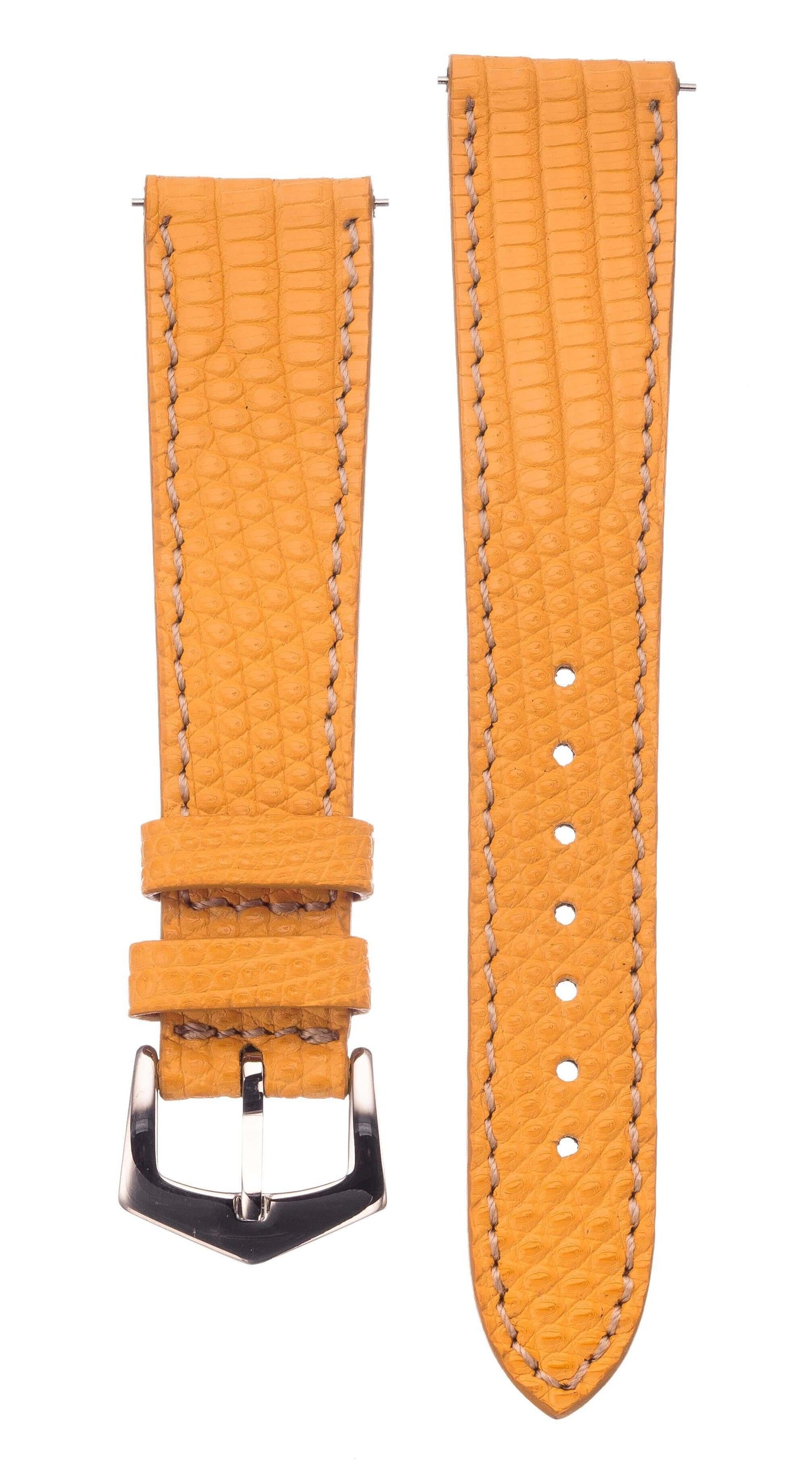 Yellow Lizard Watch Strap