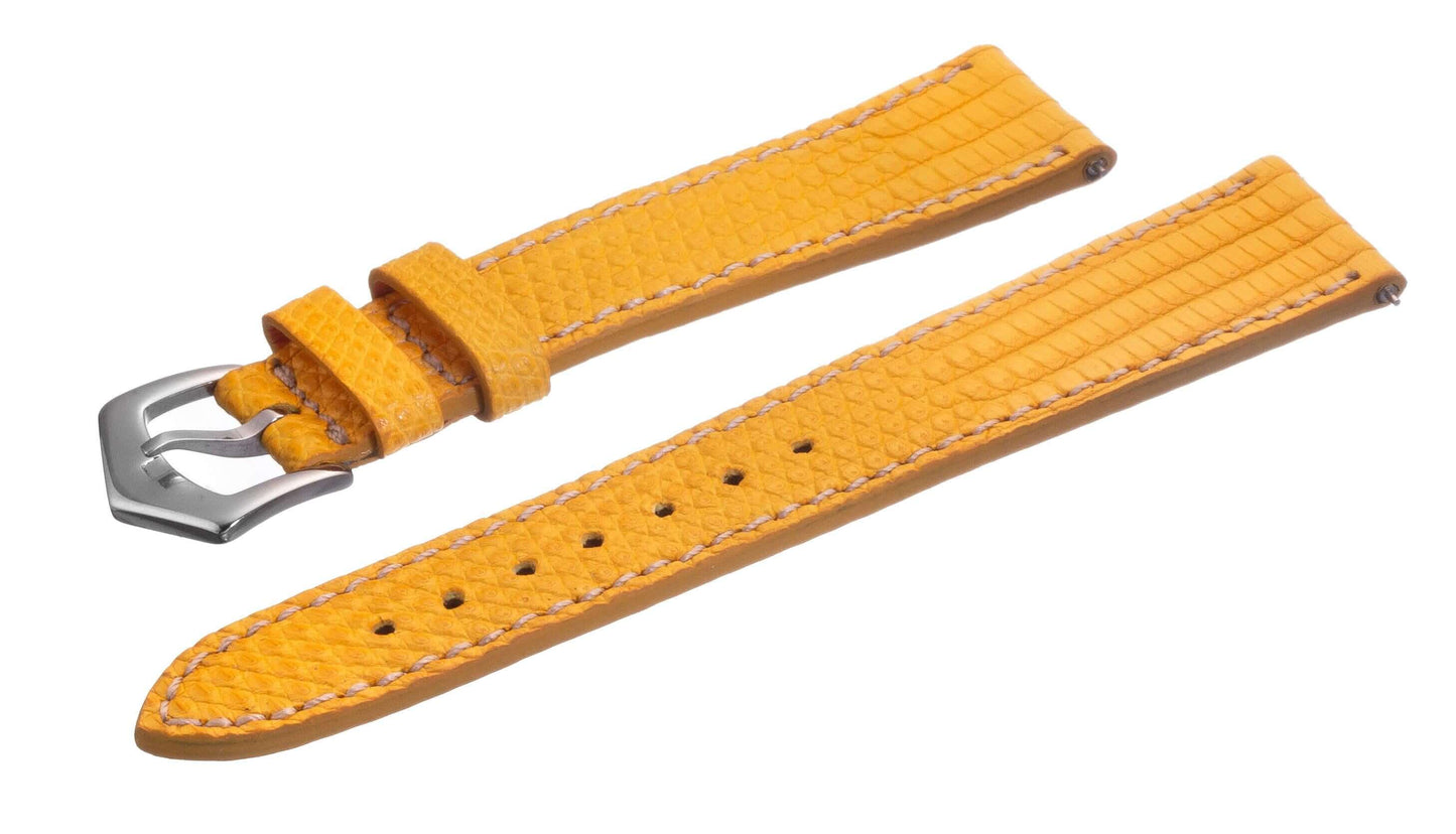 Yellow Lizard Watch Strap