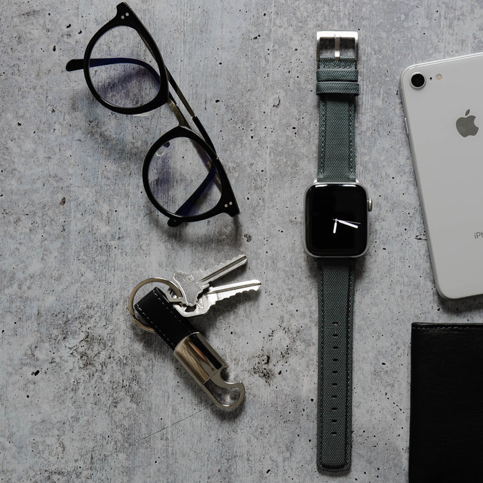 Apple Watch | Slate Grey Sailcloth - Barton Watch Bands