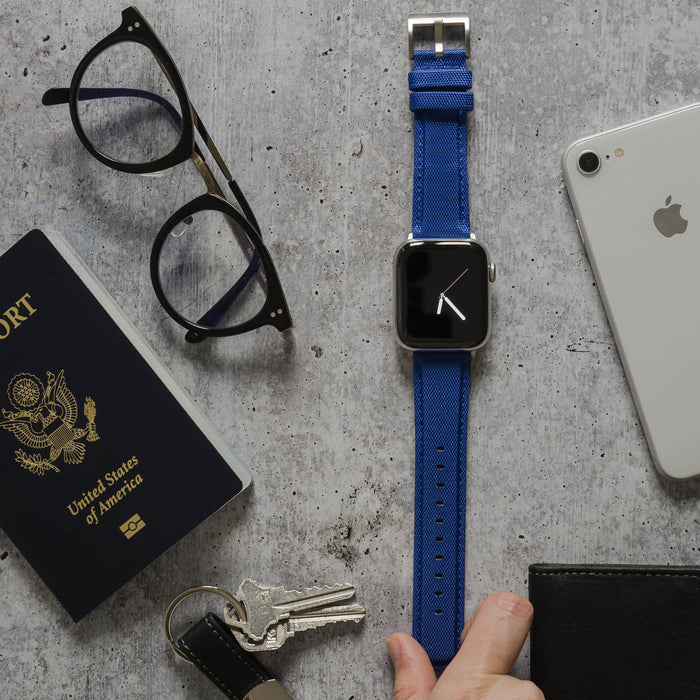 Apple Watch | Royal Blue Sailcloth - Barton Watch Bands